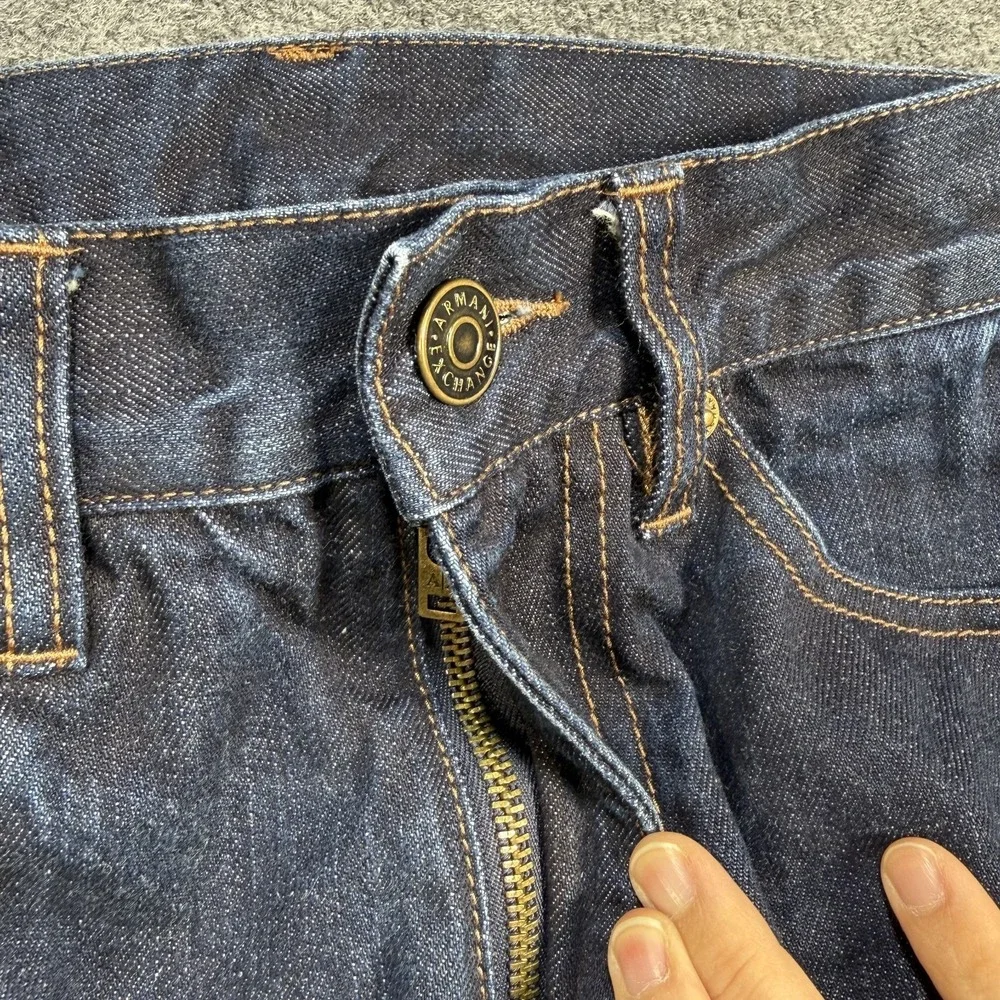 Armani Exchange Z Holiday Jeans Men's 31x32 Straight Leg Regular Fit Blue Denim